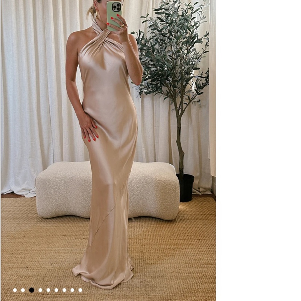Show me your mumu jasmine bridesmaids dress in champagne